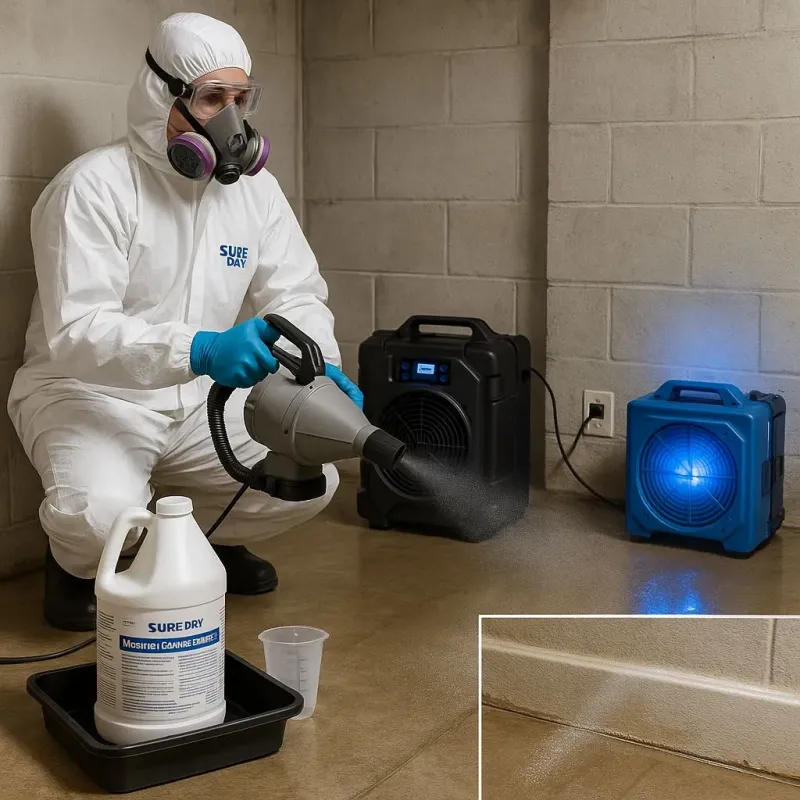 Sanitization and Odor Removal process in Morehead City, NC